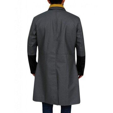 Detroit Become Human Markus Android RK200 Cosplay Black Leather Coat
