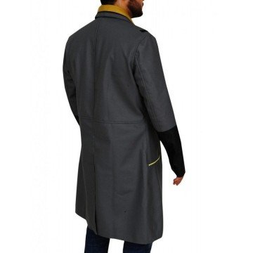 Detroit Become Human Markus Android RK200 Cosplay Black Leather Coat