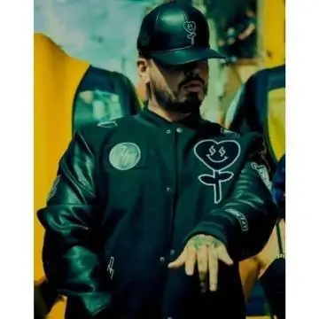 J Balvin MaG Black Varsity...