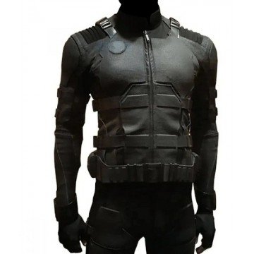 Spider-man Far From Home Spiderman Black Leather Jacket